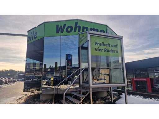 Office building for car rental with inventory