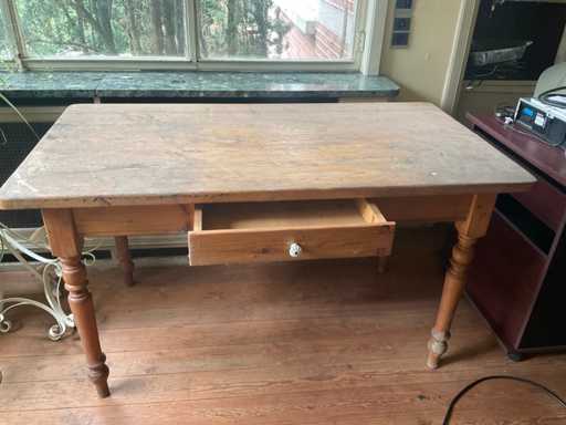 pine wood Dining table