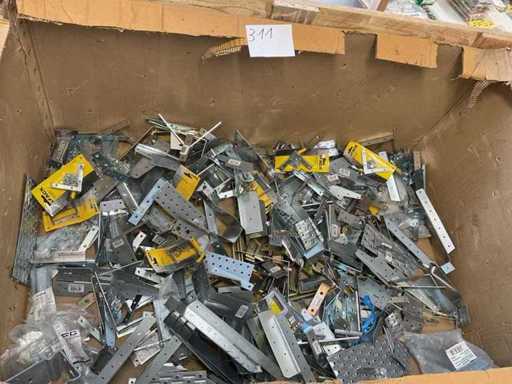 Conteneur avec connecteurs en bois