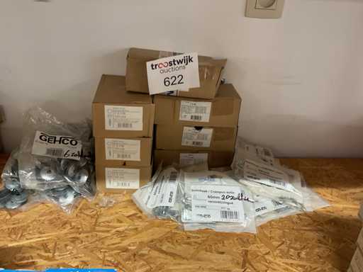 1 lot de boulons la-faux ; Pouce pointé