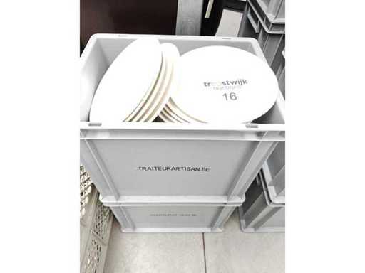 Bonna - Piatto per dessert - Porcellana: piatti per dessert (100 volte)