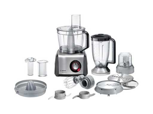 Bosch MultiTalent 8 MC812M844 - Foodprocessor - Zwart/RVS