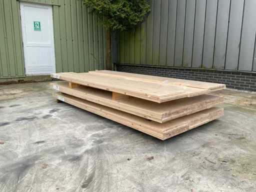 Grenen Meubelpaneel 250x40x1,8 cm (38x)