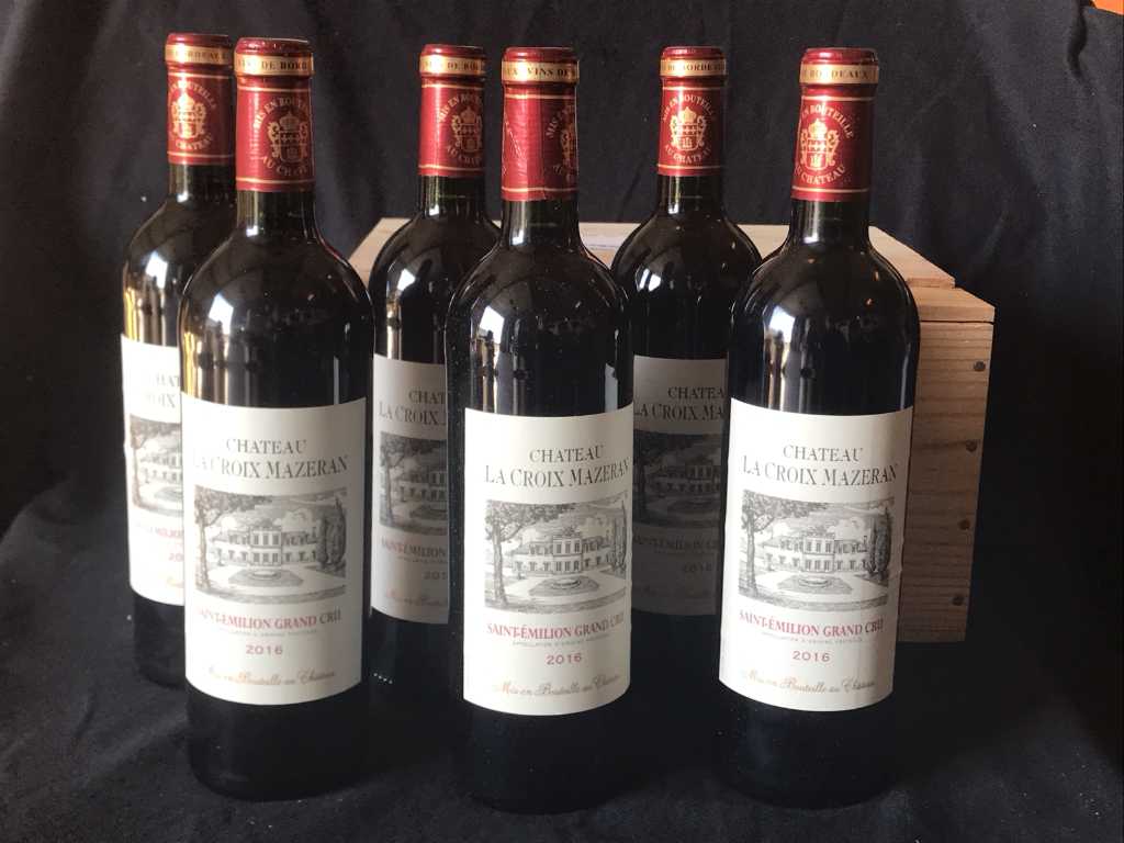 2016 Chateau La Croix Mazeran Rode wijn (6x)
