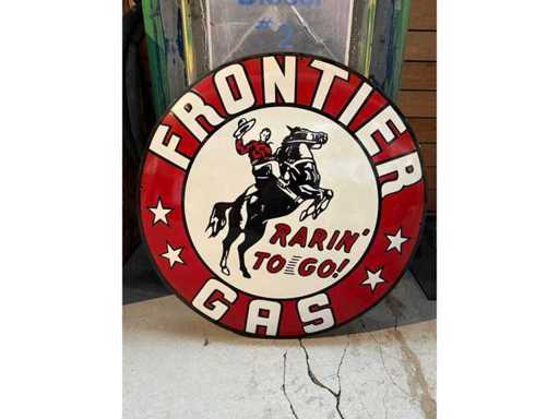 Placă emailată cu benzină Frontier 70cm - Obiect decorativ