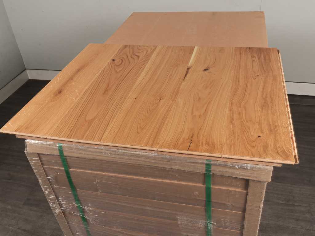 71 m2 Multiplank oak parquet - 725 x 180 x 14 mm