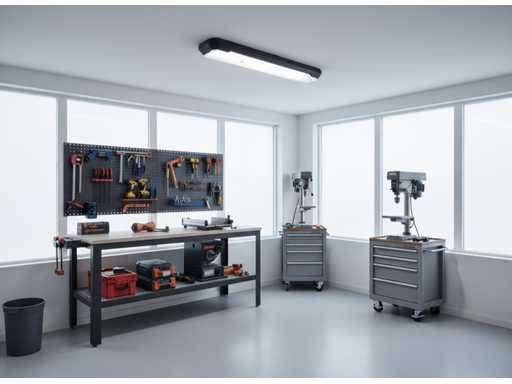 120cm Pro Doppel-LED TL T8 Leuchten IP65 mit Reflektor (16x)