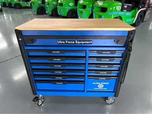 Ultra Force Equipment Tool trolley 12 drawers 293 pcs tools - heavy duty Jumbo