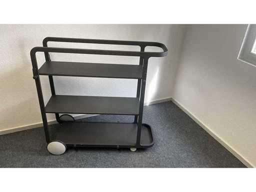 steelcase - Steelcase Flex Team Cart Wózek Zespół z kółkami - Stół barowy