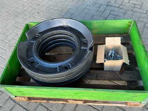 Poids des roues Valtra-Valmet (4x)