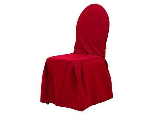 Stuhlhusse mit Schleife (Weinrot) (16x)
