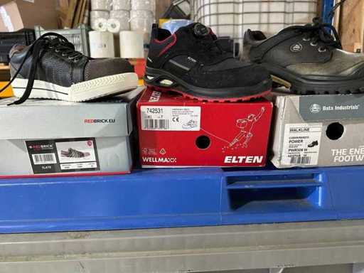 Red Brick/Elten/Bata Low Pair of Work Shoes (3x)