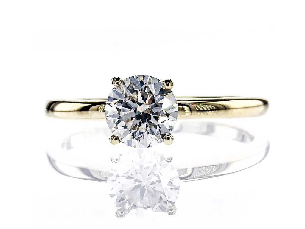 Luxe Solitaire Ring Naturel Diamant 1,01 karaat