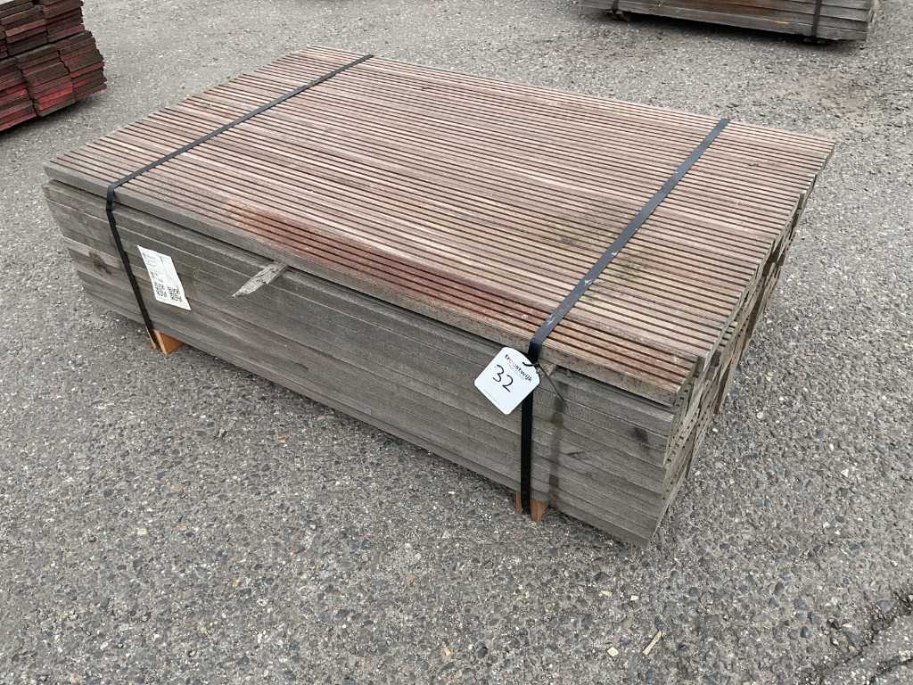 Package of decking parts Hardwood ( Azobé)