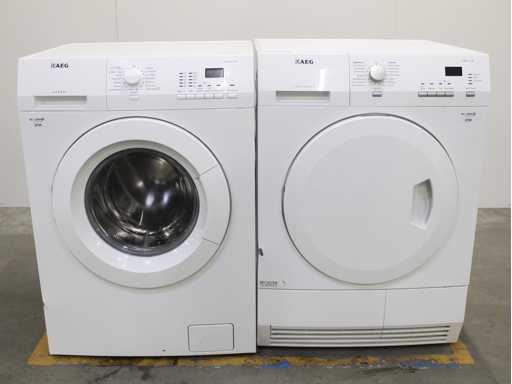 AEG Lavamat Protex Wasmachine & AEG Lavatherm Protex Wasdroger