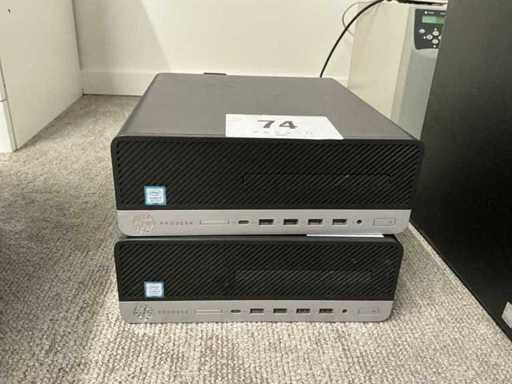 HP 600 G4 SFF Prodesk Desktop (2x)