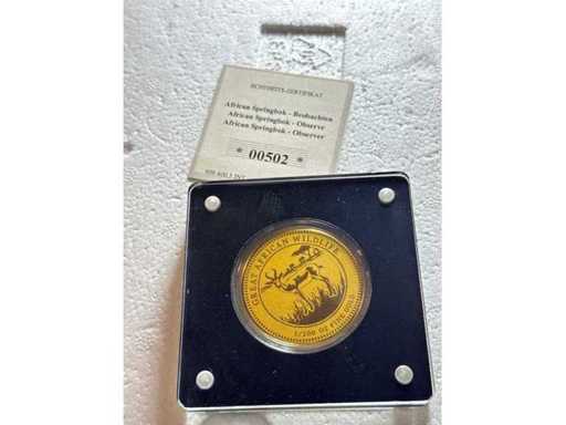 African Springbok - Watch 1/200oz 999 Fine Gold