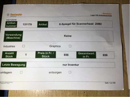 Lot Laser Mirrors and Accessories