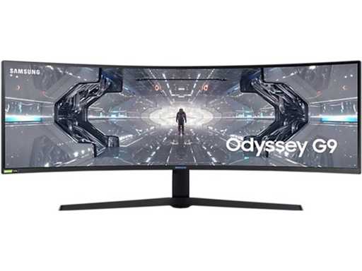 Samsung Odyssey C49G94TSSR 124,5 cm (49") 5120 x 1440 Pixels UltraWide Dual Quad HD LED Zwart, Wit
