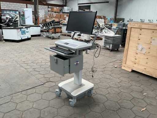 Monitor komputerowy wózka szpitalnego Humanscale