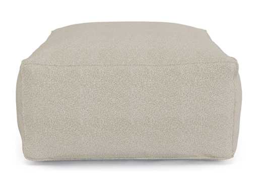 Garden pouf in terry fabric - Beige