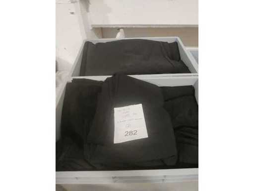 22x schwarzer Nickerchen-Empfangstisch verwendet (22x) exz. Backen