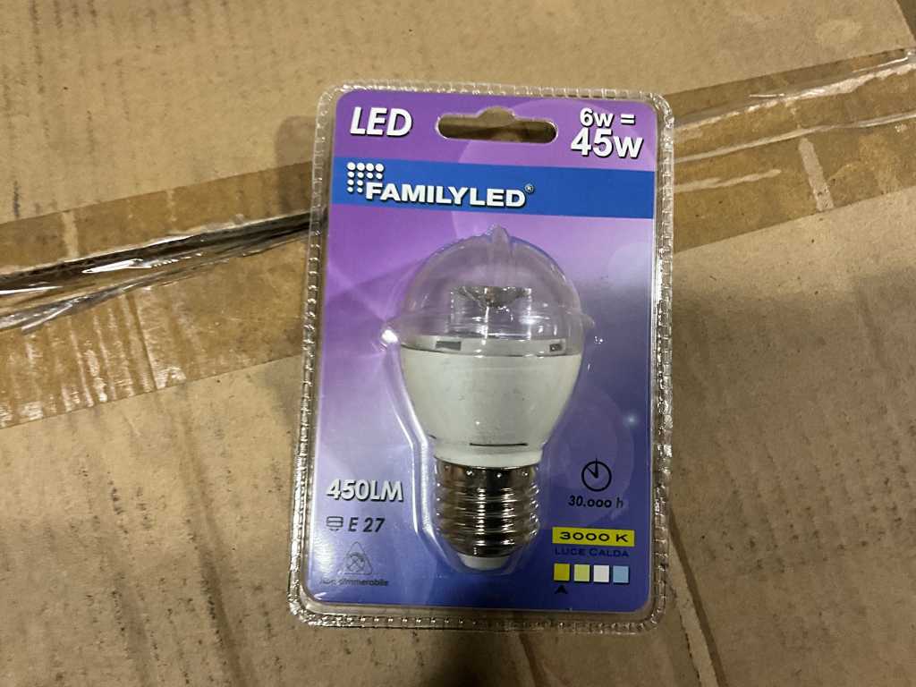 Family LED - FLG4563B - 3000K 450LM E27 LED Bulb (156x)
