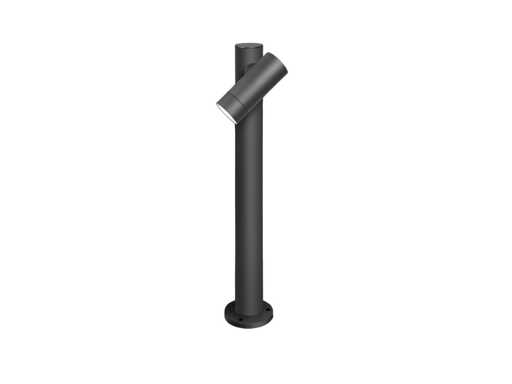 Lampe de jardin debout 60 cm GU10 pivotante étanche (4x)