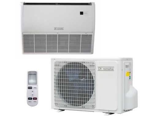 Remeha - Montare mono-split pentru tavan/perete + unitate exterioară 5 kW