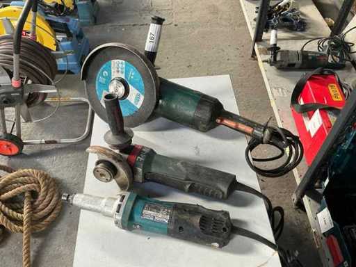 Diverses meuleuses (3x)