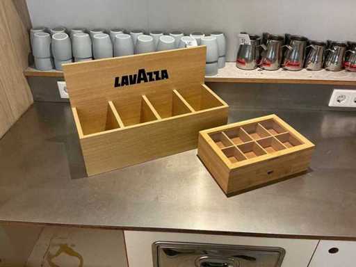 Coffee and tea display