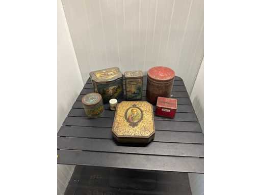 Collectible blikken dozen