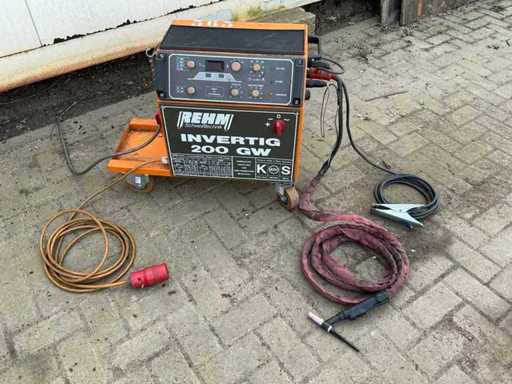REHM Invertig 200 GW TIG Welding Machine