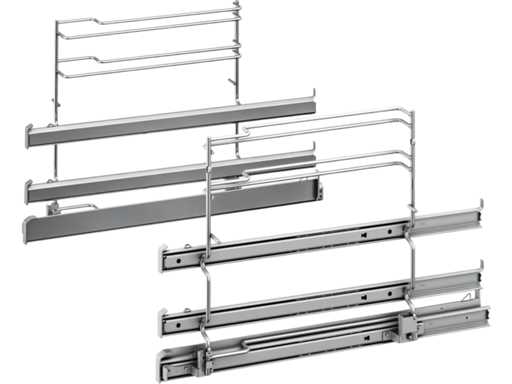 Telescopic rod 3-piece for Bosch Siemens ovens