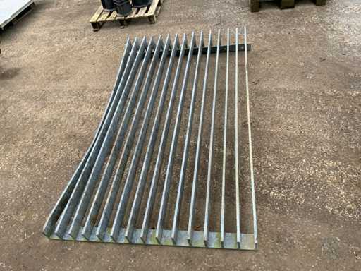 Pumping station grate and floor grates