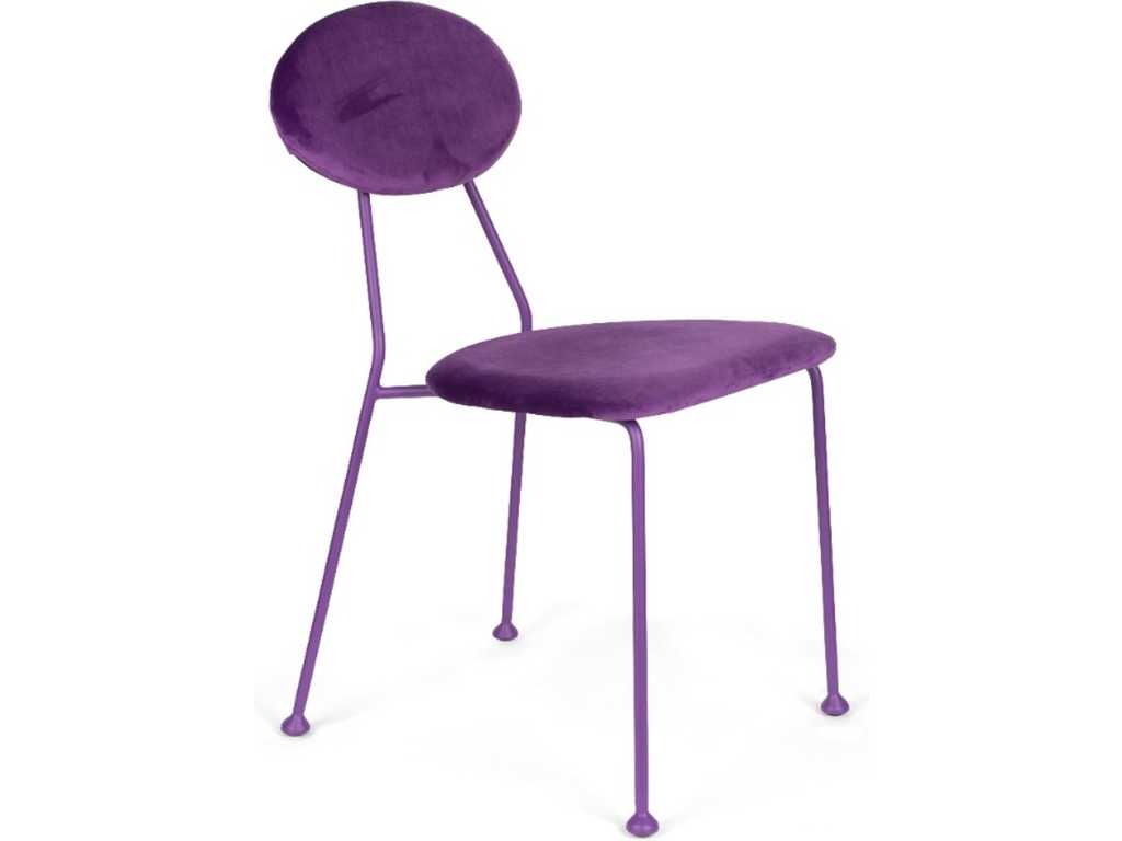 Bold Monkey - Kiss The Froggy Chair - Purple - Dining chairs (6x)