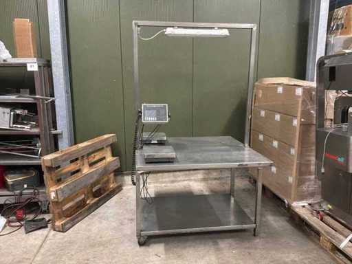 Rvs werktafel (2x)