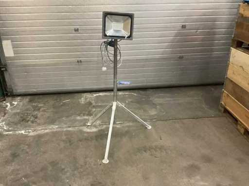 Bouwlamp op statief