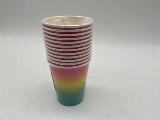 Migros Cardboard Rainbow Drinking Cup (1200x)