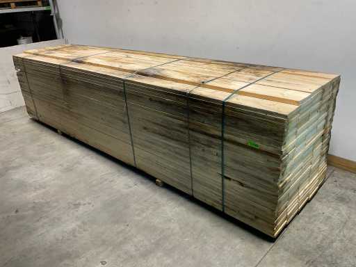 Fichtendiele grob - 480x20x3,2 cm (25x)
