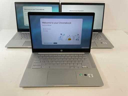 HP Pro C640 14”, Core(TM) i5 10th Gen, 8 GB RAM, 64 GB SSD ChromeBooks (3x)