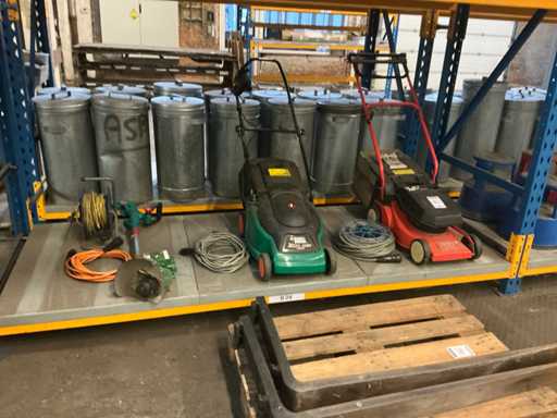 Various garden machines (3x)