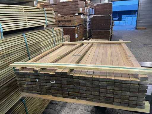 Guyana Ipé - Planed Slat - 1250x45x21mm (148x)
