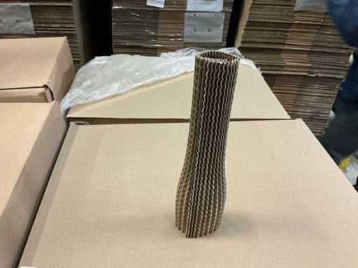 Inpak materiaal van flessen (1400x)