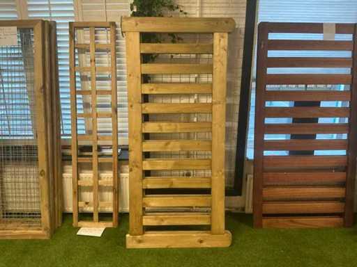 Garden Fence Pine Straight Deluxe 800x180 cm (2x)