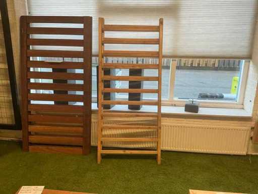 Slatted Fence Douglas 80x180 cm (2x)