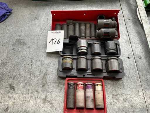 Set of Nuts for Impact Wrenches