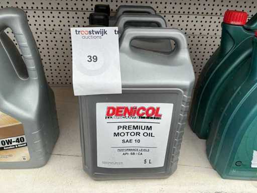 Denicol Fassung 5 Liter SAE 10 Motoröl Schmiermittel (3x)