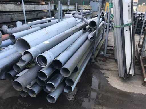 Tuyaux en PVC à crémaillère