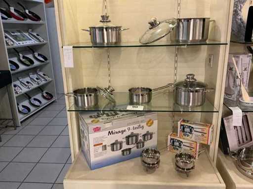 9 piece cooking pot set GSW